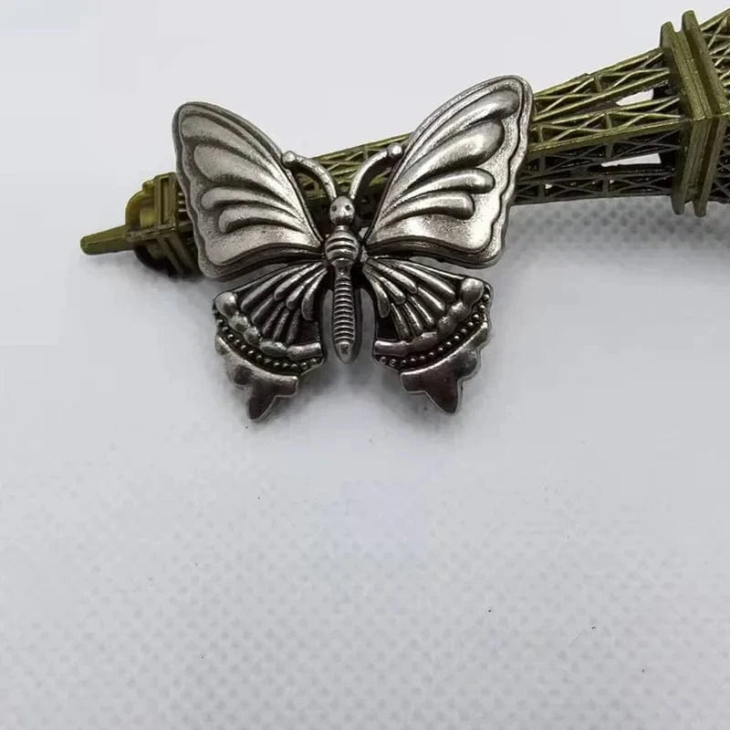 Concho i antiksilver fjärilsformad Antiksilver