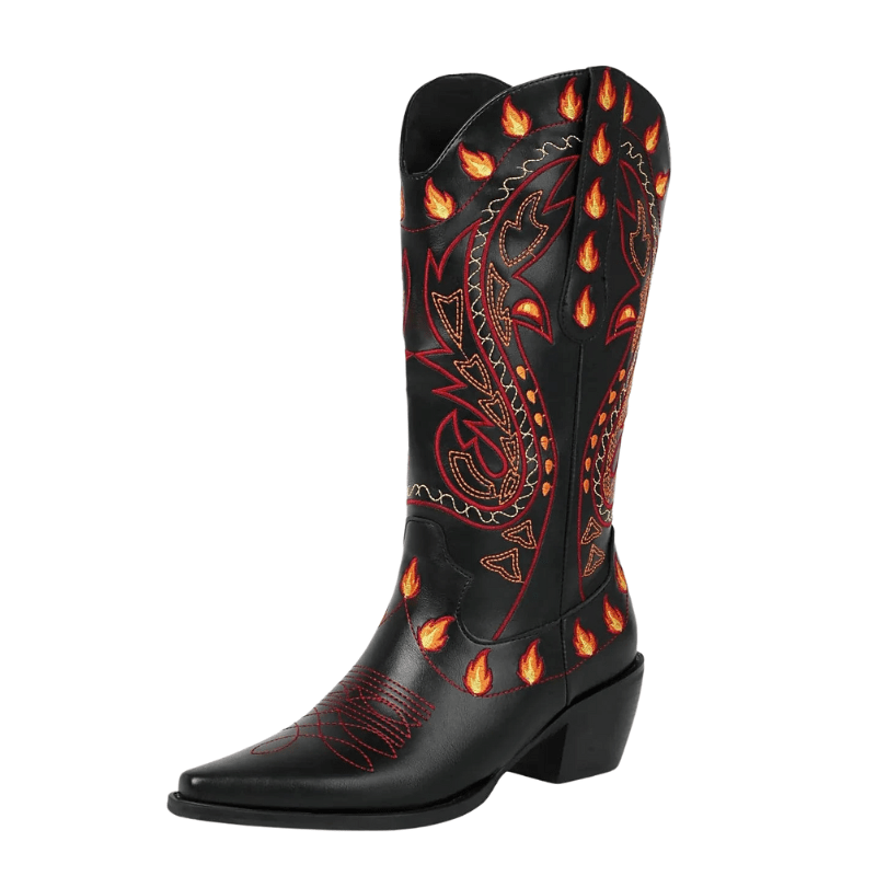 Cool cowboy boots Svart / 35