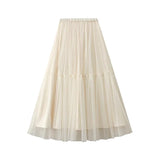 Countrykjol för en western romance-look Beige / One Size