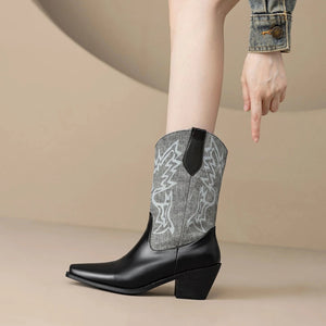 Cowboy boots låga