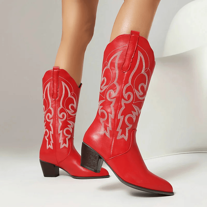 Cowboy boots skinnimitation