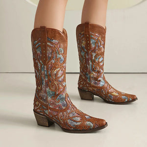 Bruna cowboy boots dam