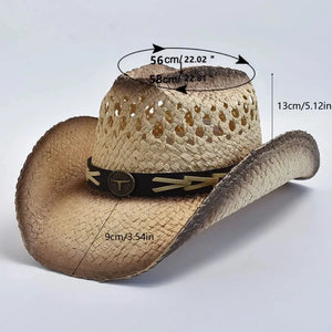 Cowboy Stråhatt Formbar Beige / One Size