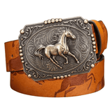 Cowboybälte hästspänne Kamel / 120cm