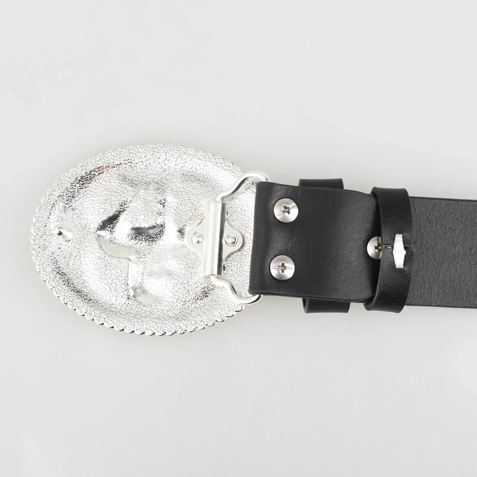 Cowboybälte i äkta koskinn