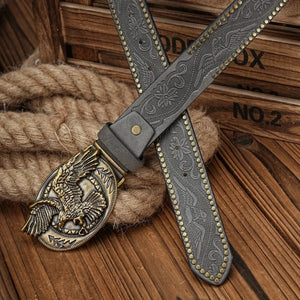 Cowboybälte med örnspänne