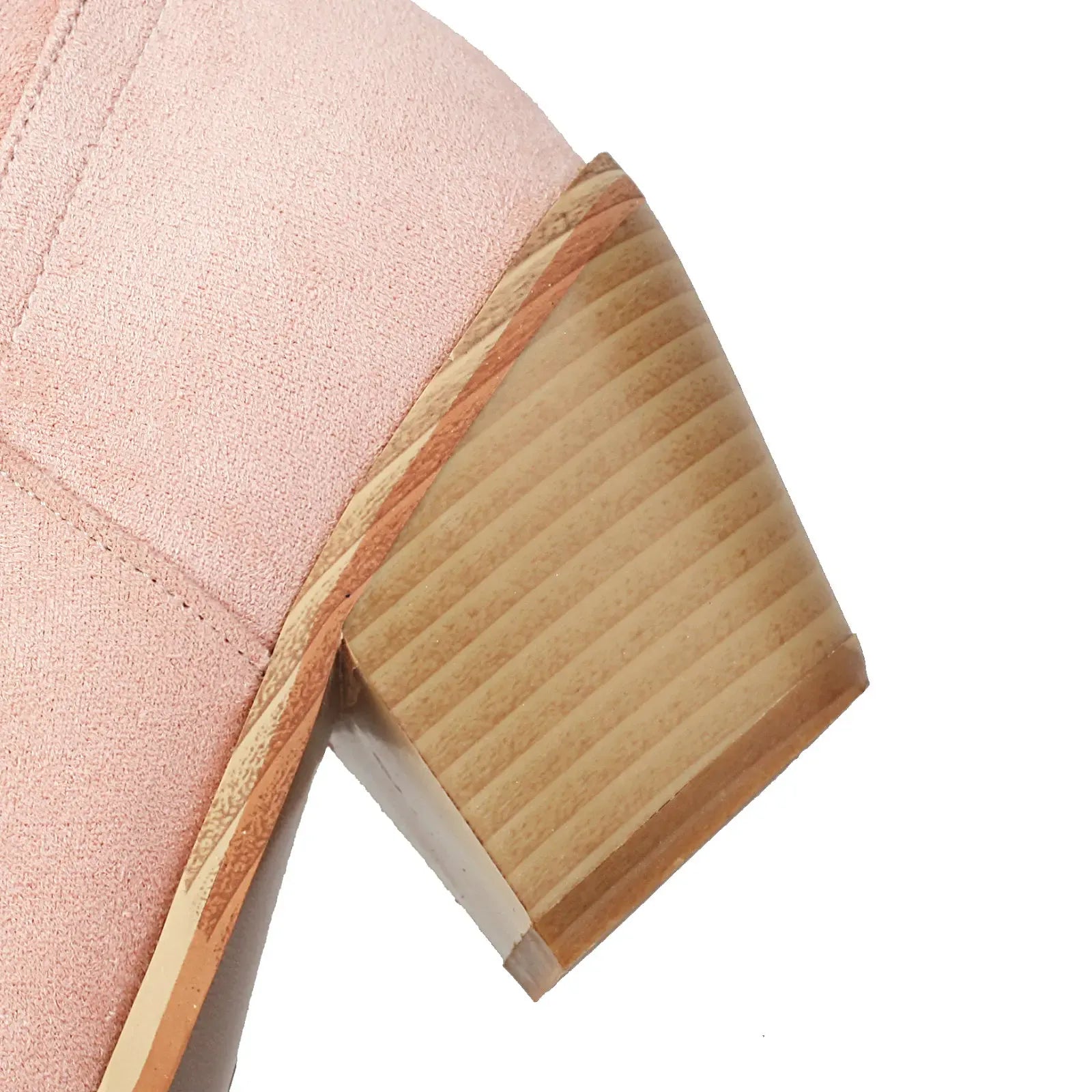 Cowboyboots i mjuk mocka med rynkad skaftdesign