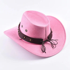Cowboyhatt i Mjuk Mockaimitation