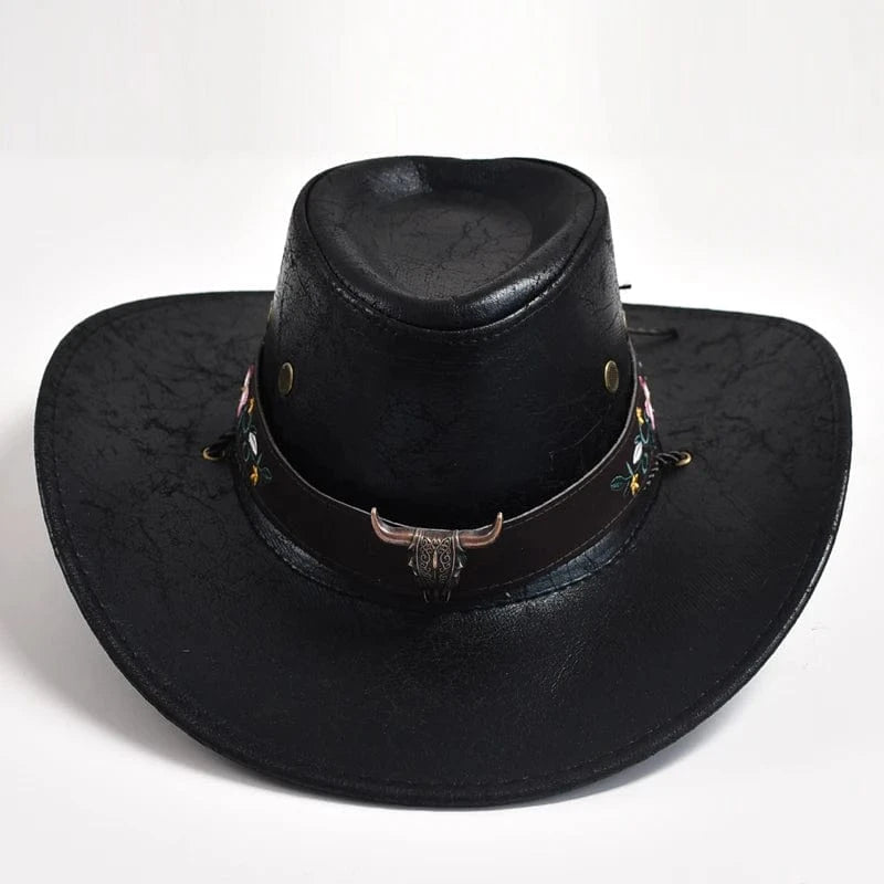 Cowboyhatt med Tjurhuvud