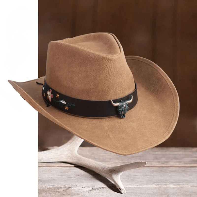 Cowboyhatt skinn 02 / 58cm