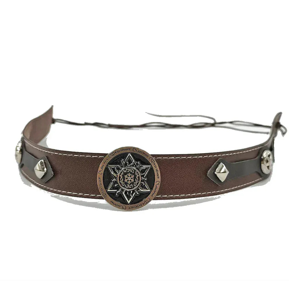 Cowboyhattband med stjärnmedaljong Brun / 56-58cm