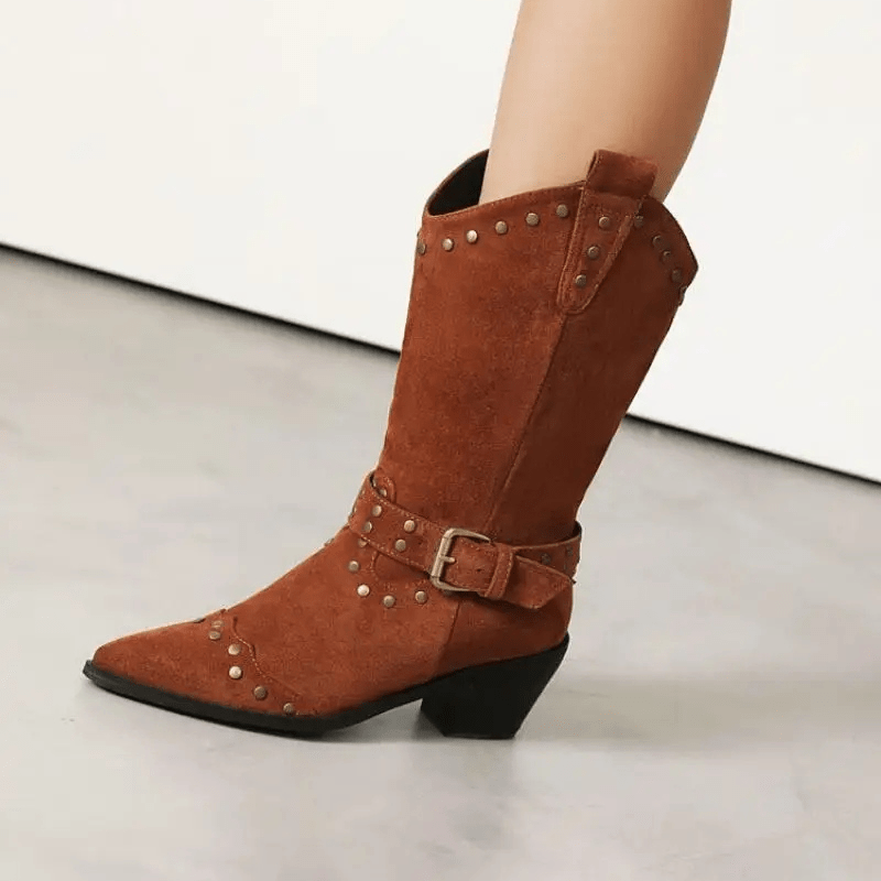 Cowgirl boots mocka