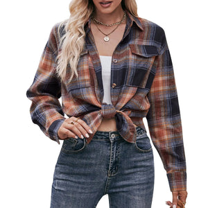 Cowgirl skjorta Kaki svart / S