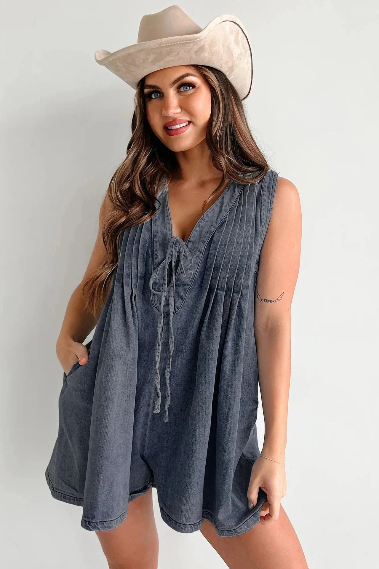 Denim jumpsuit