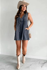Denim jumpsuit Mörkgrå / S