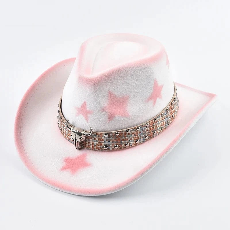 Filt Cowboyhatt Dam Still 1 / Kan justeras