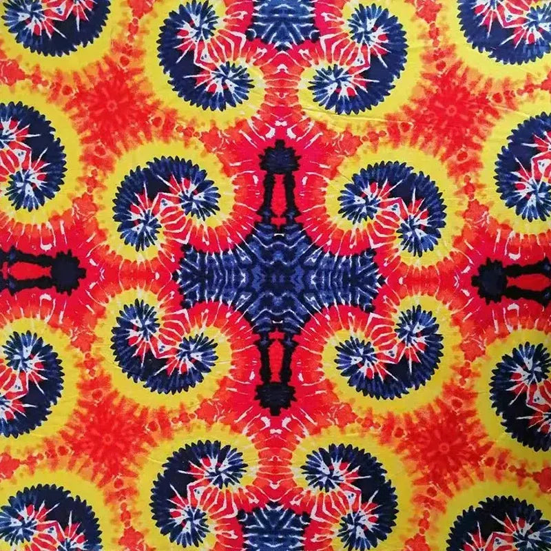 Flerfärgad bandana i bomull 55×55cm / Flerfärgad