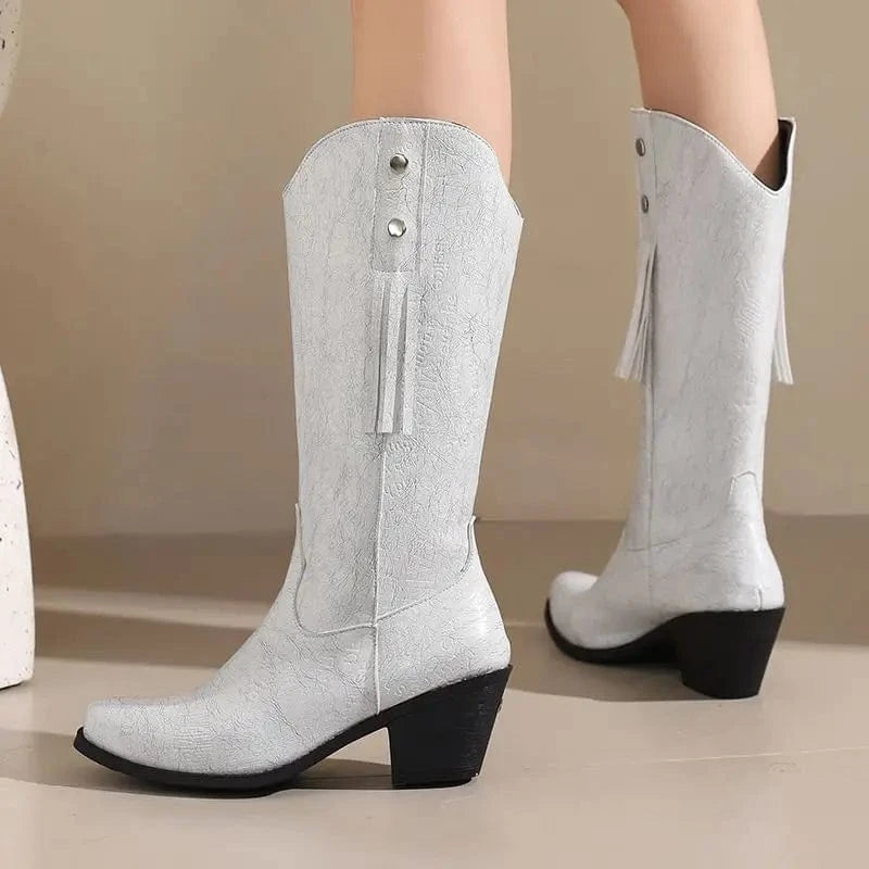 Fransboots i Westernstil för Dam