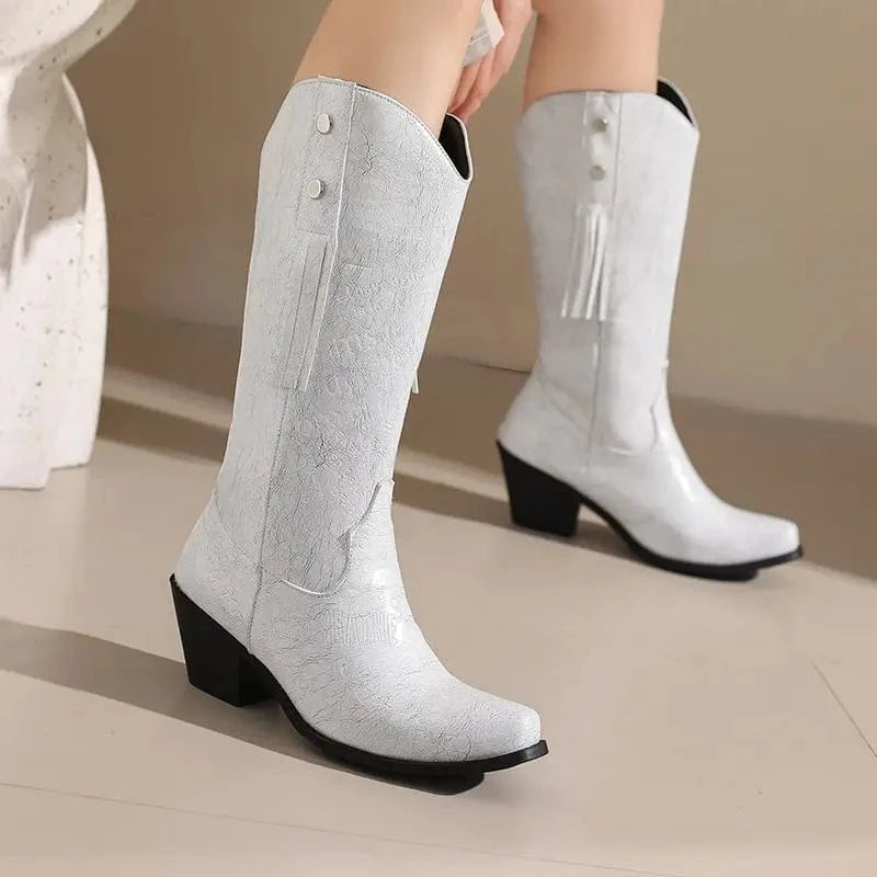 Fransboots i Westernstil för Dam