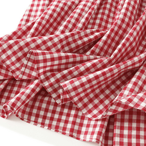 Gingham kjol