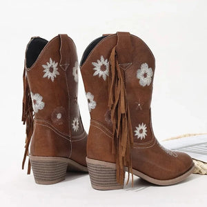 Bruna Cowboyboots för Flickor