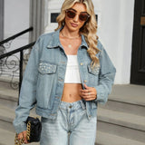 Jeans jacka ljusblå Ljusblå / S