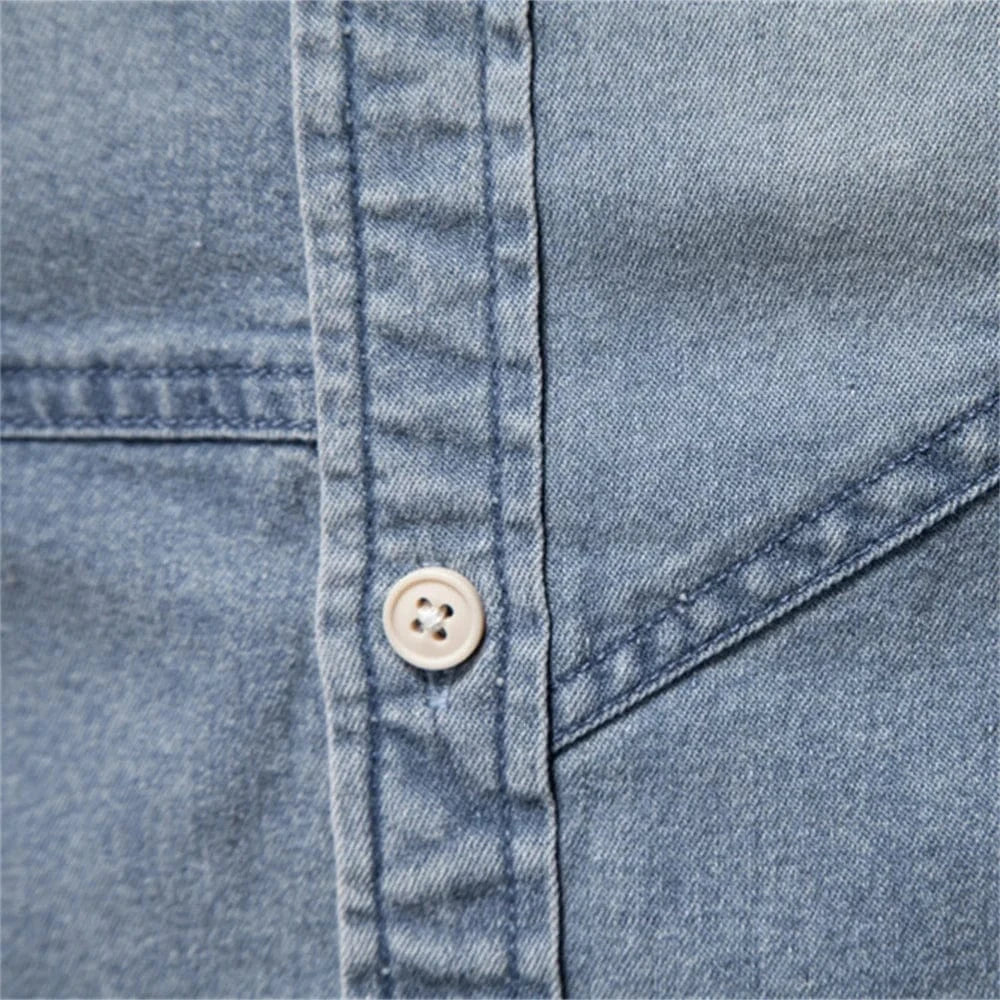 Jeans skjorta herr