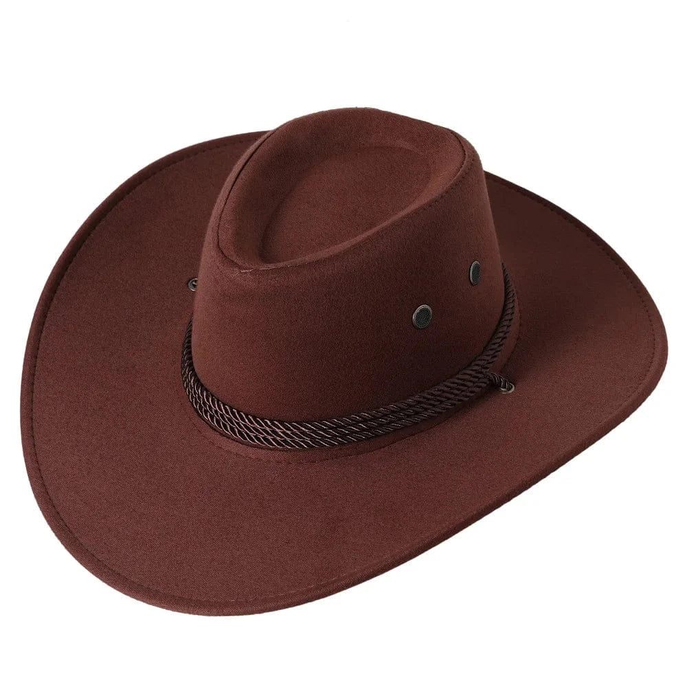 Klassisk cowboyhatt Kaffe / 56-58cm