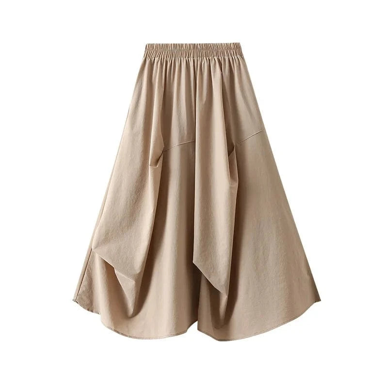 Ledig ranchkjol Khaki / S