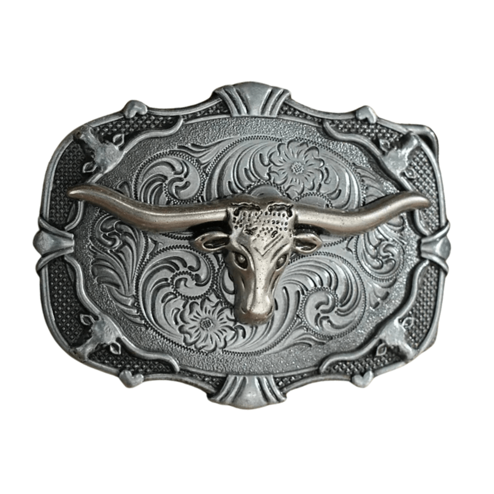 Longhorn Bältesspännen Western Stilar Stil 4