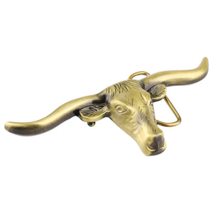 Longhorn Tjurskalle Bältesspänne