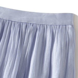 Midikjol med asymmetrisk drapering