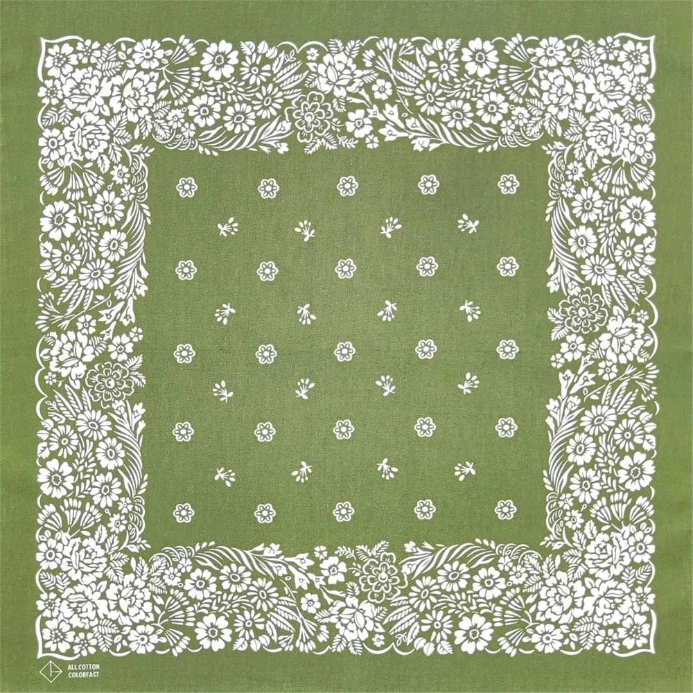 Olivgrön Bandana Olivgrön