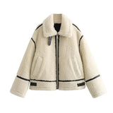 Pile jacka dam beige Beige / XS