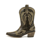 Korta cowboy boots Grön / 36
