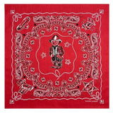 Röd bandana western 55×55cm / Röd