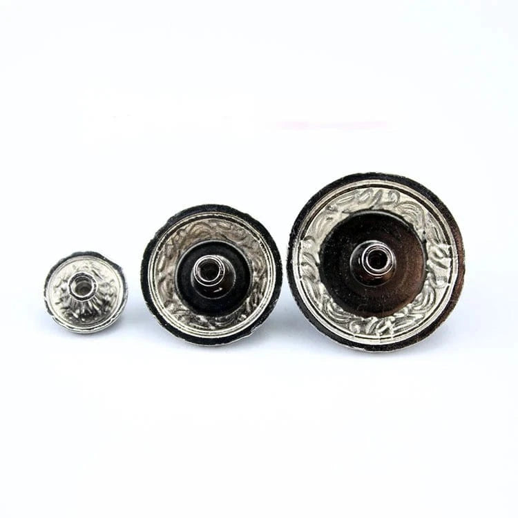 Runt concho i retrodesign med imitationsturkos