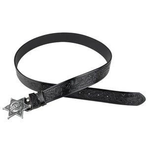 Sheriff westernläderbälte