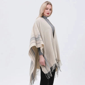 Sjal poncho