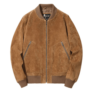 Suede jacka herr Brun / S
