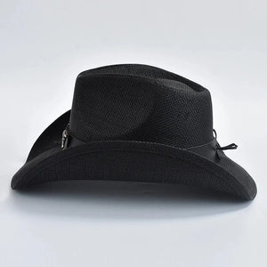 Svart cowboyhatt