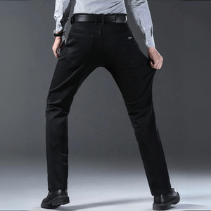 Svarta jeans herr straight