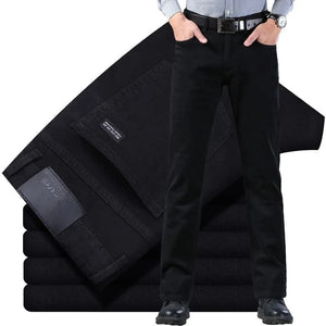 Svarta jeans herr straight