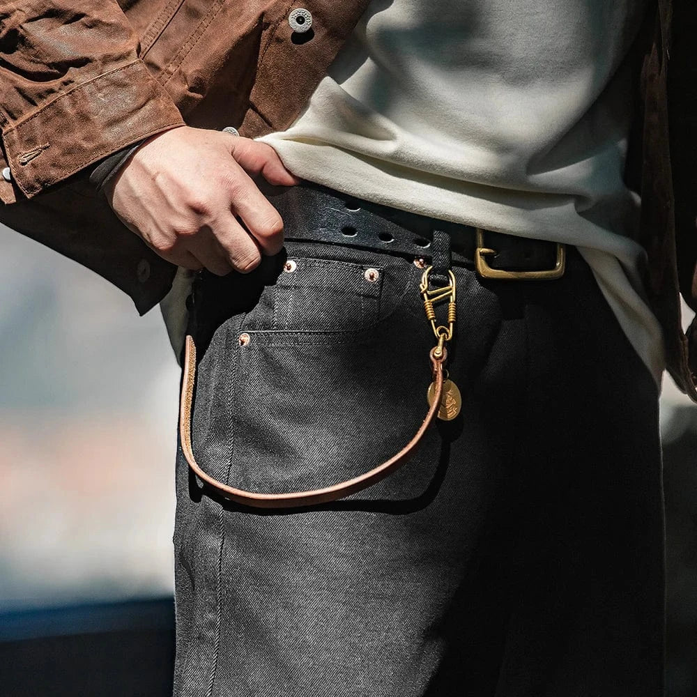 Svarta jeans straight