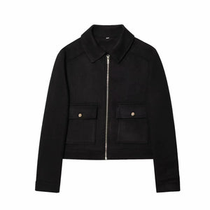 Ull jacka dam Svart / XS