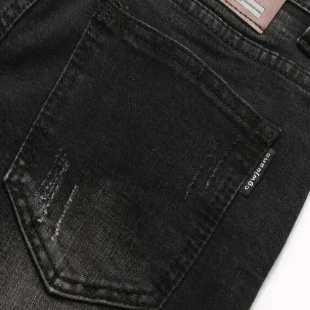 Utsvängda jeans för herr