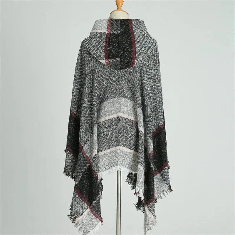 Varm poncho dam