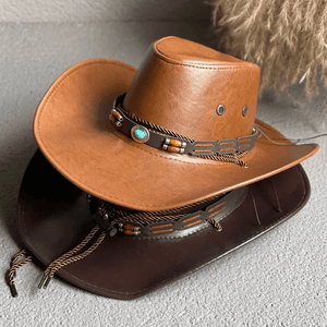 Western Cowboyhatt i Konstläder