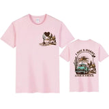 Western T-shirt för dam "I Got a Heart Like a Truck" Rosa / XS
