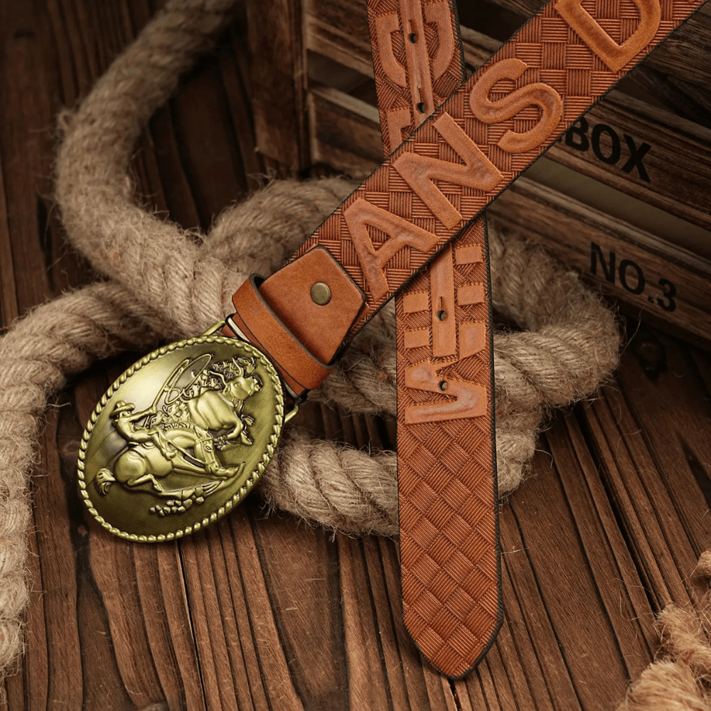 Westernbälte präglat mönster